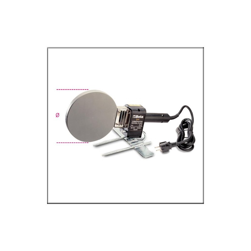 Паяльный аппарат для пайки труб PE, PP, PVC и PVDF - Beta 311