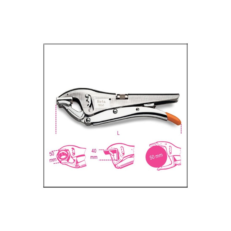 Клещи самоблокирующиеся, с двойной регулировкой - Beta 1050