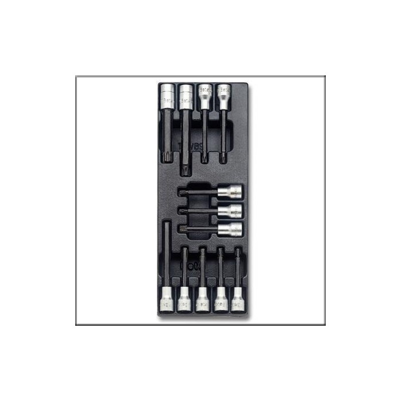 Набор головок с профилем Torx в ложементе 12 предметов - Beta Т113