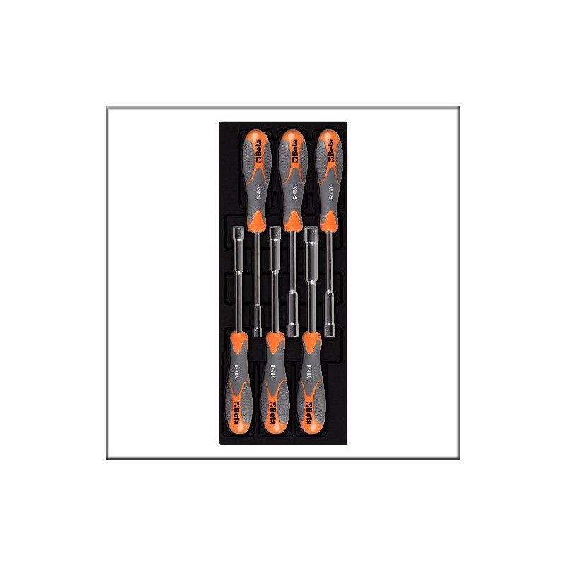 Набор торцевых отверток в ложементе 6 предметов - Beta Т227