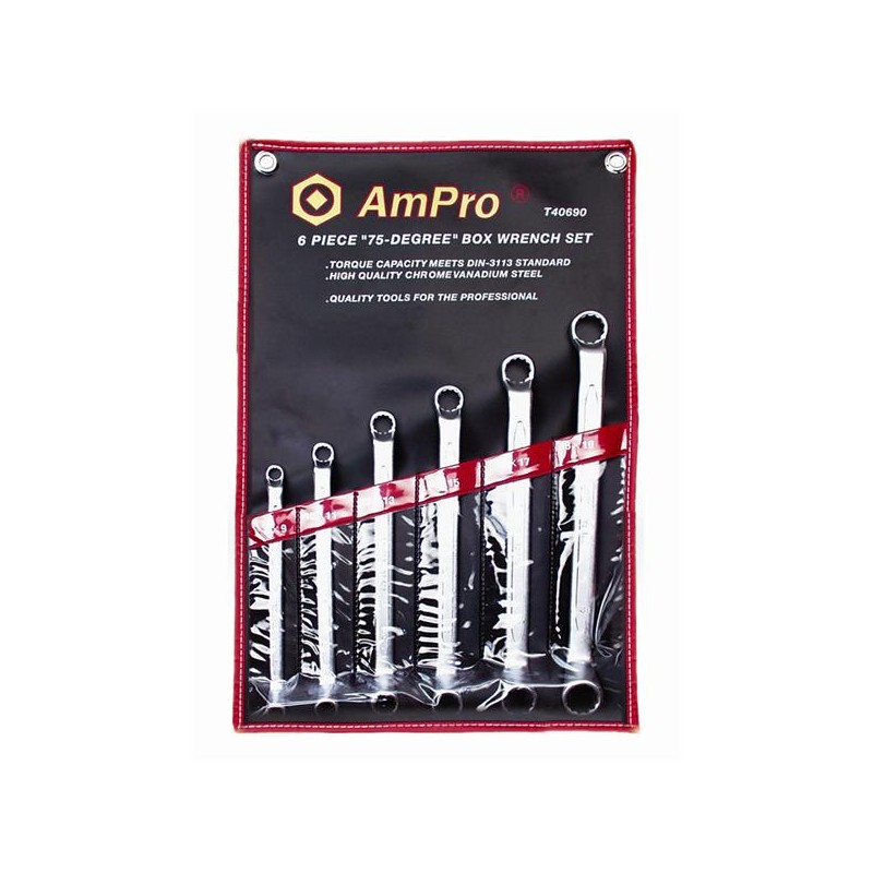 AmPro T40692 - Набор ключей накидных (6-32мм),12 предметов