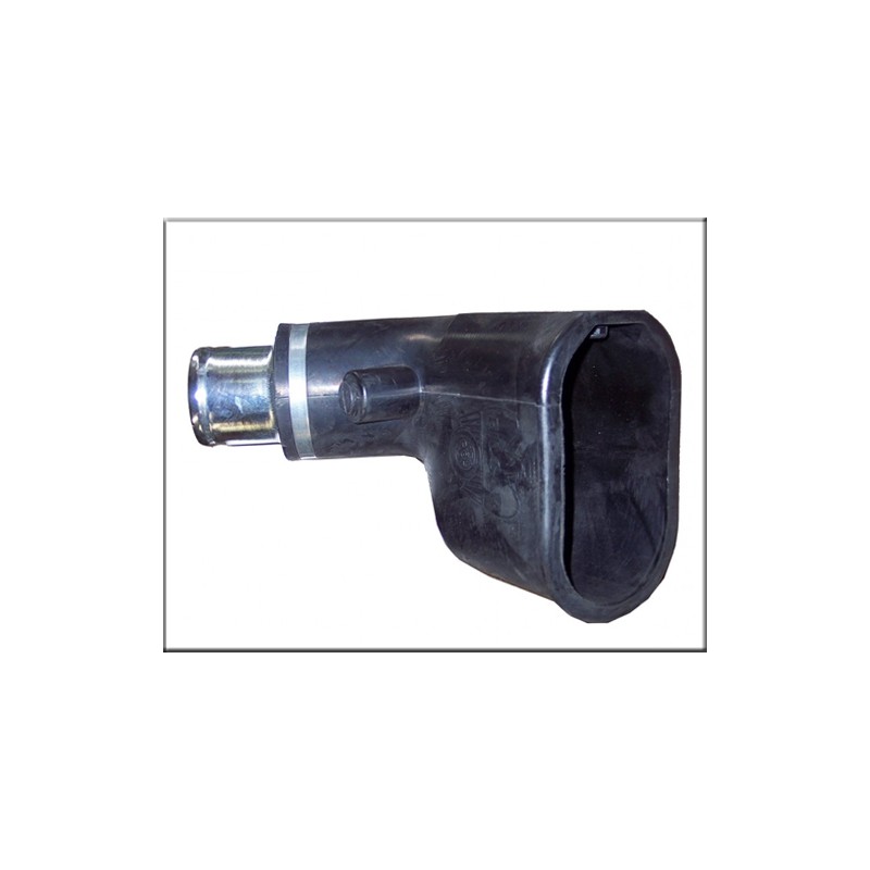 Filcar BGA-100 - Овальная резиновая насадка для двойной выхлопной трубы под шланг 100 мм и диаметром 20 мм