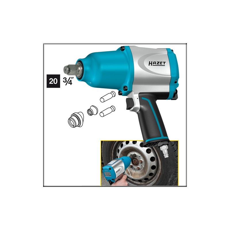 Hazet 9012 SPC - Ударный гайковерт 610 Nm