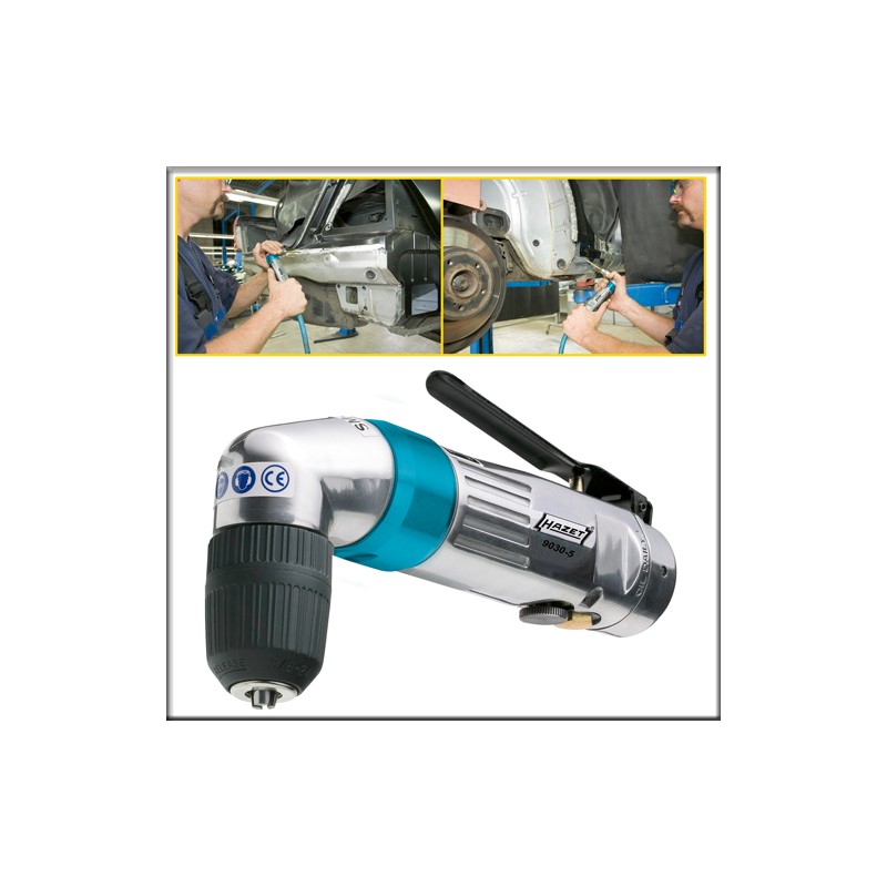 Hazet 9030-5 - Пневматическая угловая дрель 1200 об/мин.