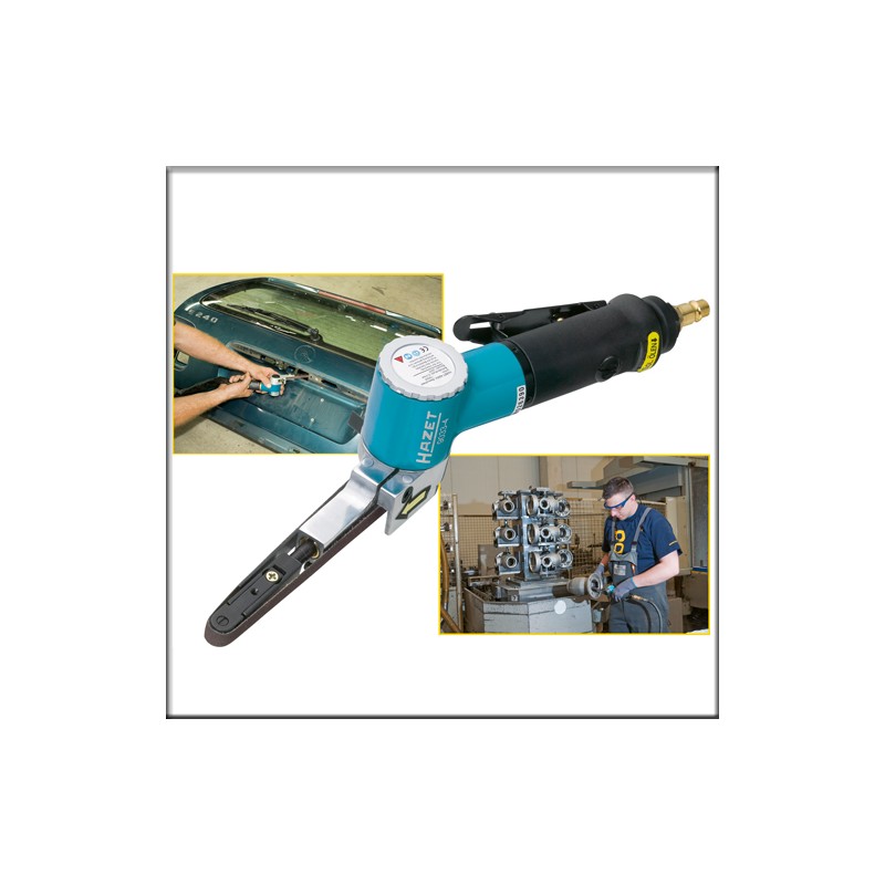 Hazet 9033-4 - Пневматическая ленточная шлифовальная машина 18000 об/мин.