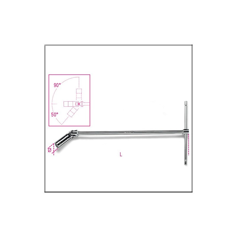 T-образный шарнирный ключ для свечей зажигания - Beta 959