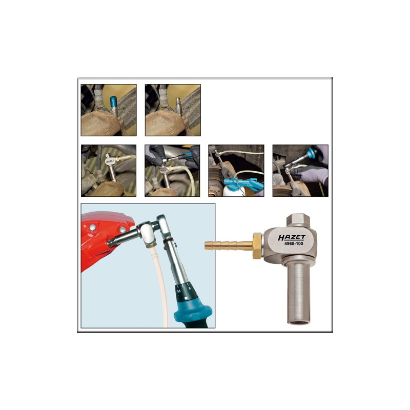 Hazet 4968-100 - Инструмент для клапана прокачки тормозной системы