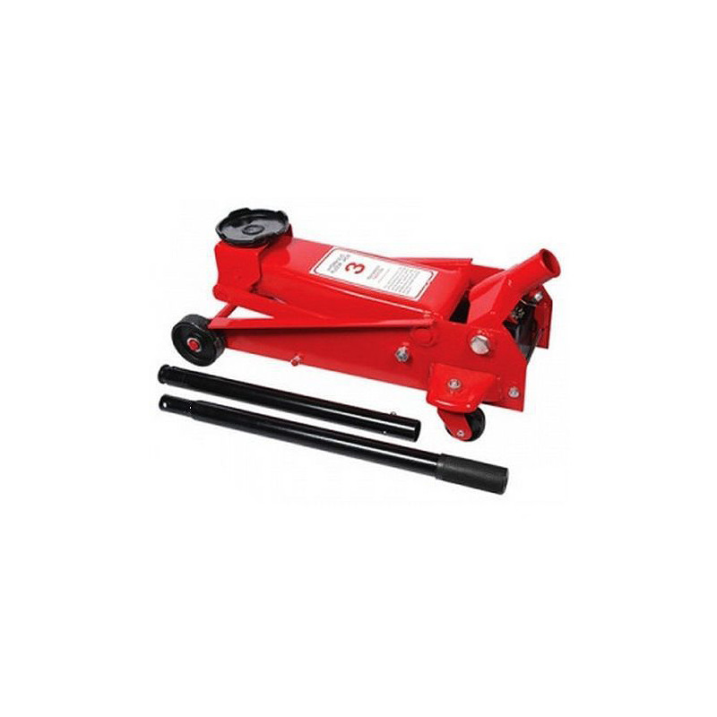 Домкрат подкатной гидравлический двухштоковый 3т