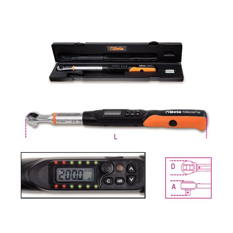 Ключ динамометрический электронный 3/8