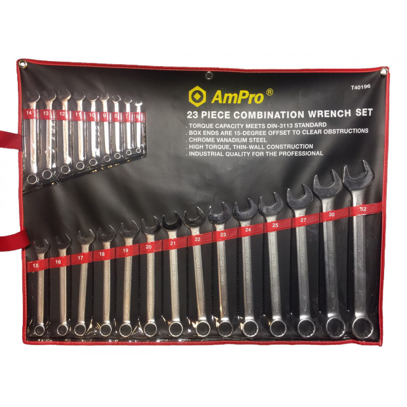 Набор ключей комбинированных (6-32мм),23 предметов T40196