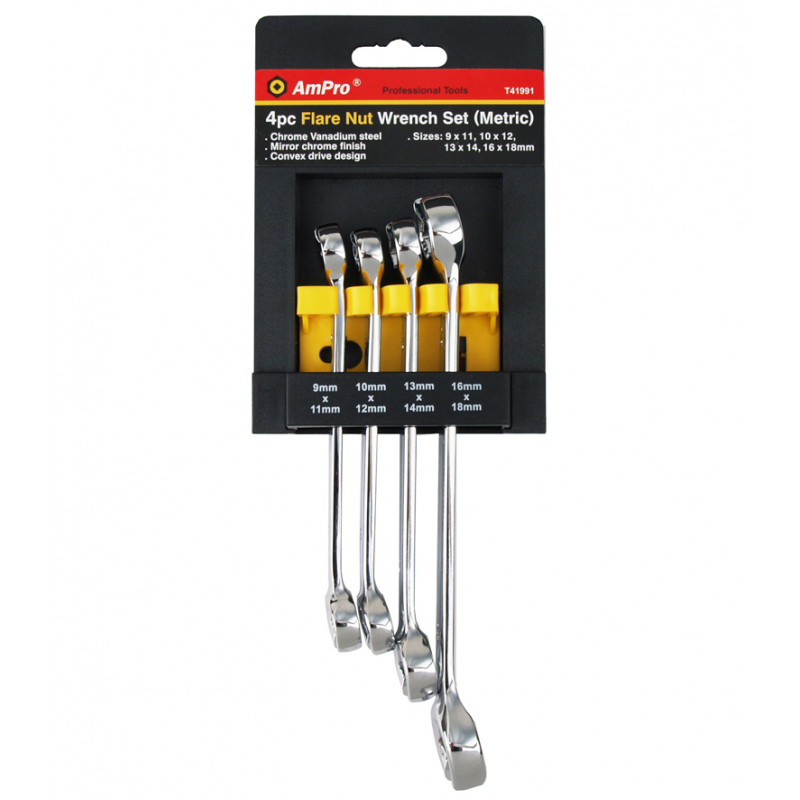 AmPro T41991 - Набор ключей для штуцеров 4 шт