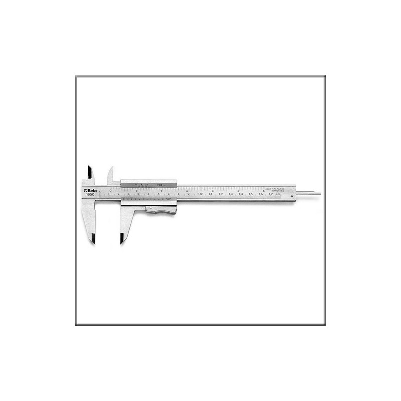 Штангенциркуль, точность измерения 0,05мм (1/128") - Beta 1650