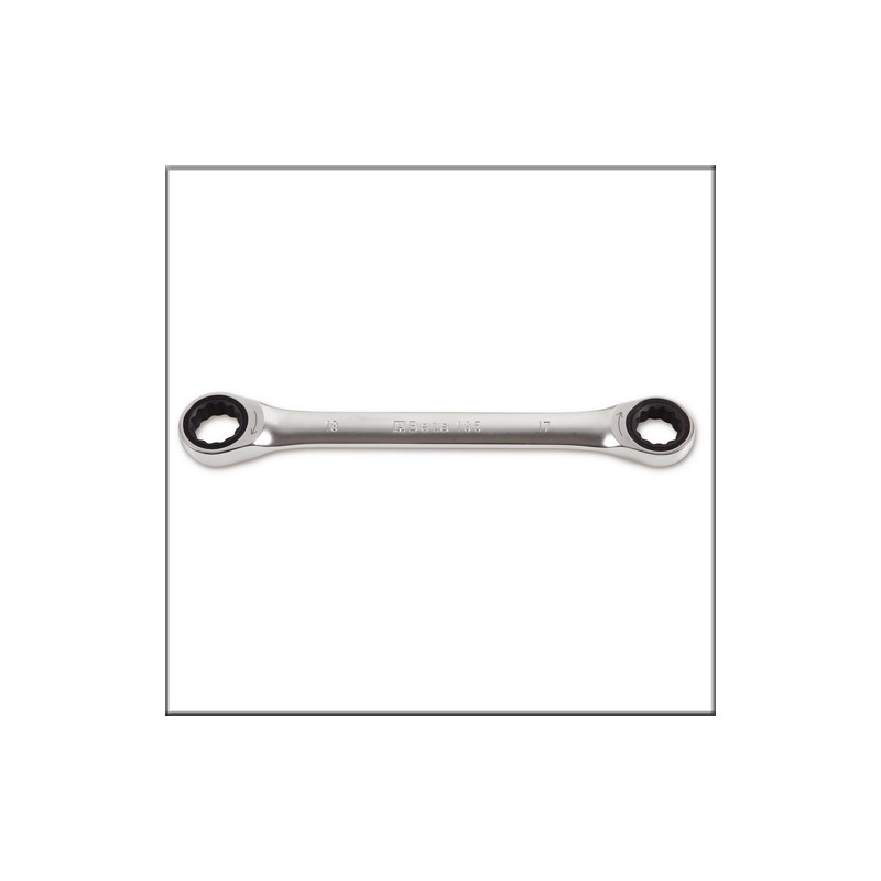 Ключи многогранные двойные прямые с трещоткой - Beta 195