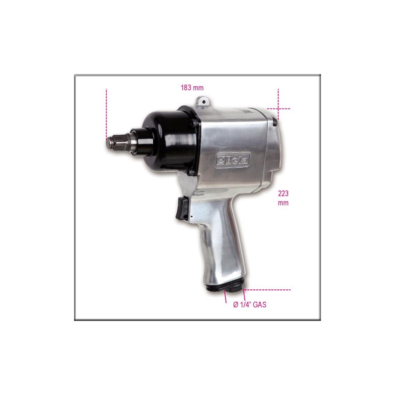 Beta 1927DA - Гайковерт ударный реверсивный 1/2 DR, 650 Nm