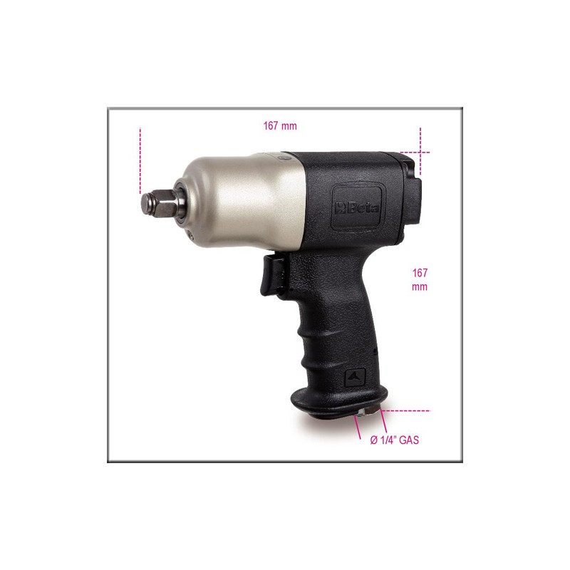 Beta 1927MCD - Гайковерт ударный реверсивный 1/2 DR, 434 Nm