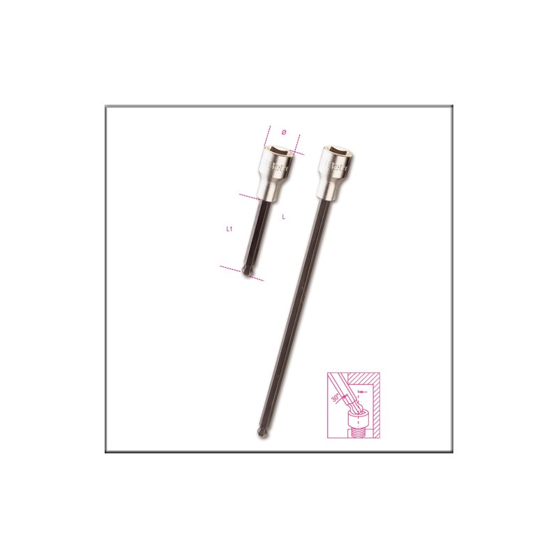 Головка-насадка с шестигранным профилем с круглой головкой - Beta 920BP