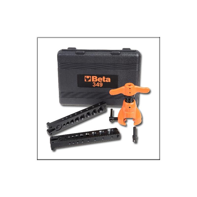 Развальцовочное устройство с муфтой, для медных и легкосплавных труб в пластмассовом кейсе - Beta 349